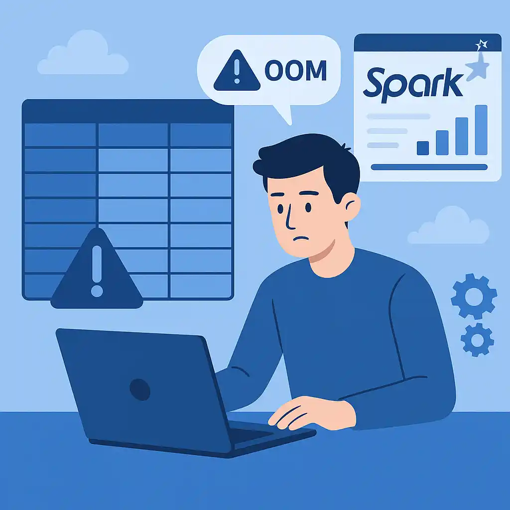 PySpark OOM Errors on Large DataFrames: A Step-by-Step Debugging Guide
